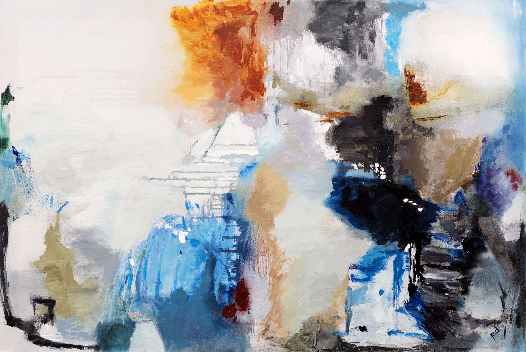 Abstract and semi-abstract paintings - Which one do you like?
