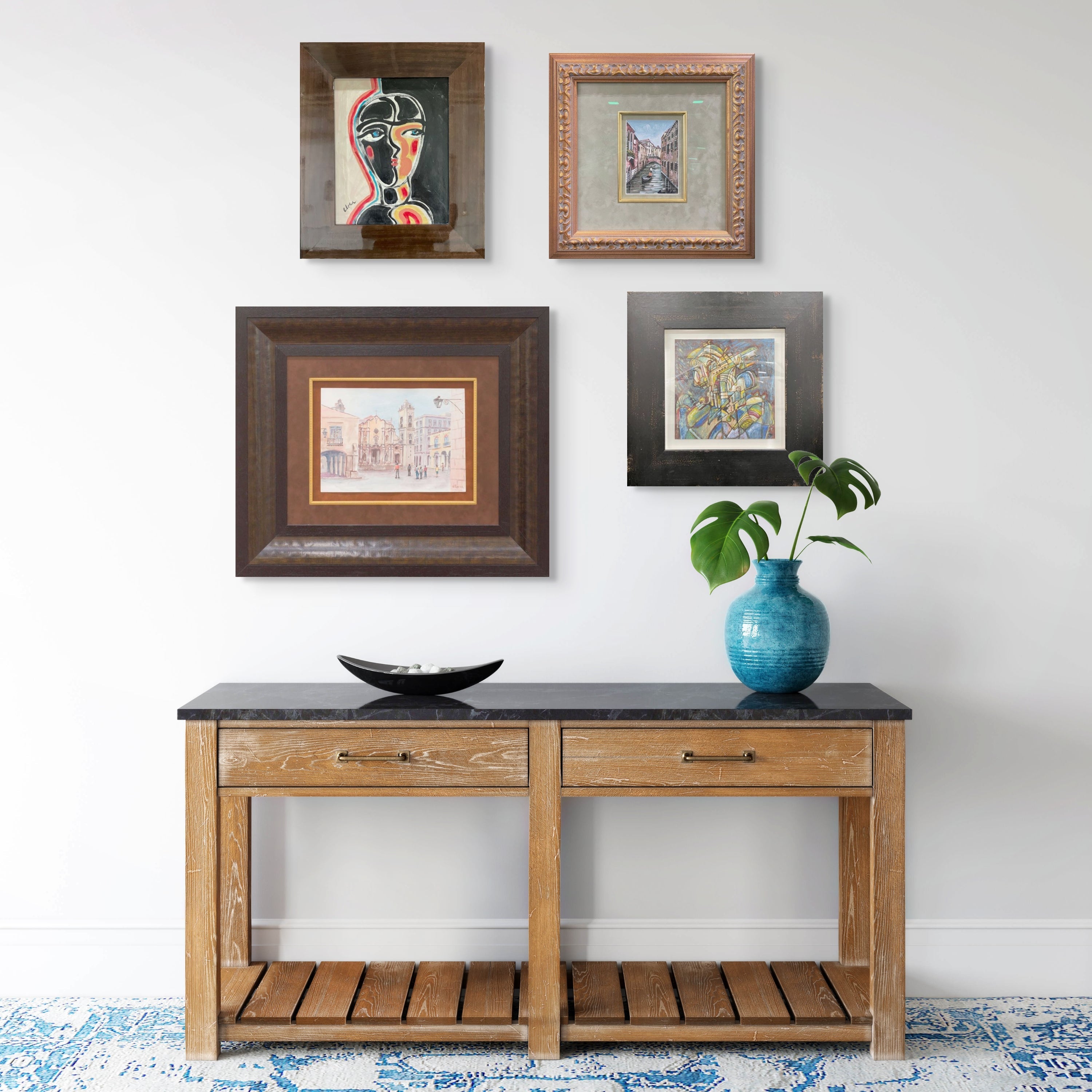 Stylish Wall Art: The Best Ways to Arrange Paintings of All Sizes