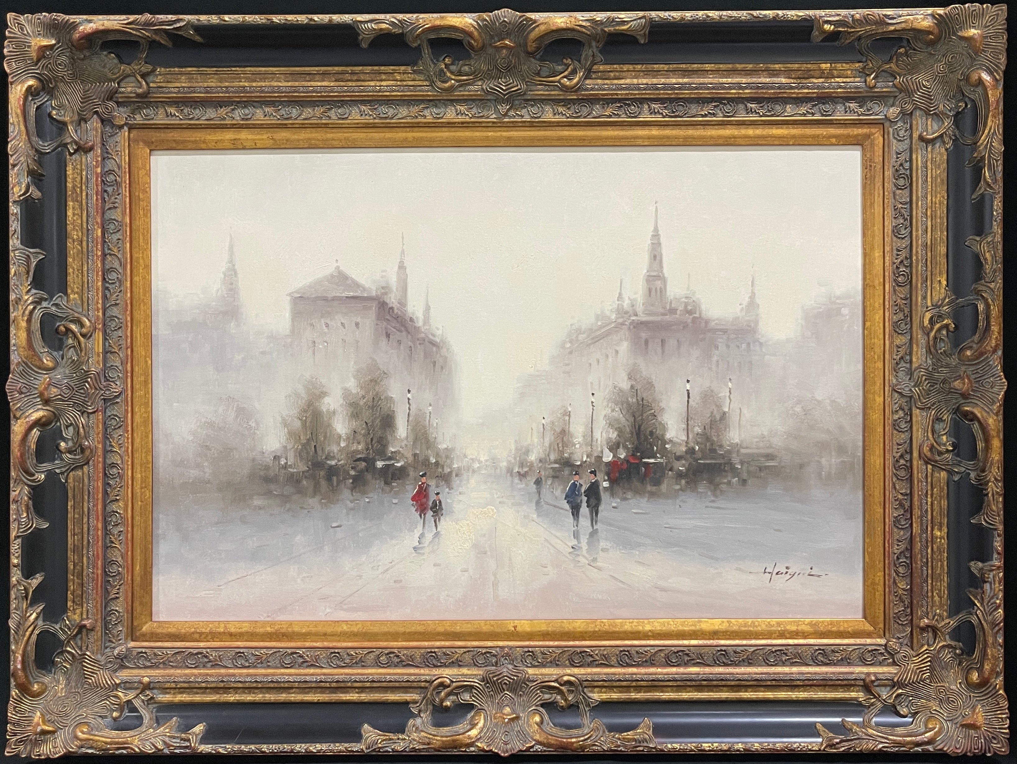 Reflections on the Seine at Dusk