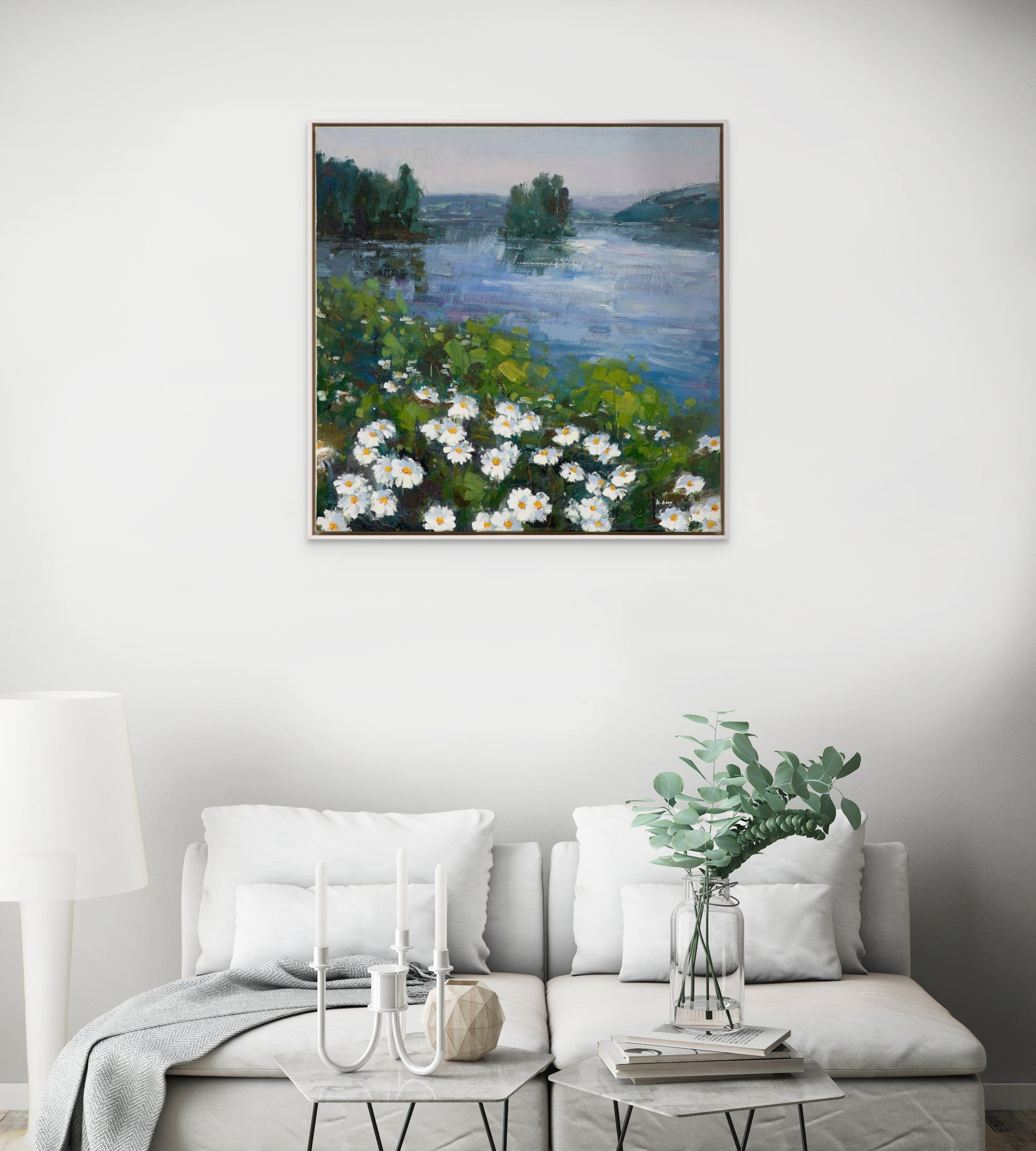 Daisies By The Lake