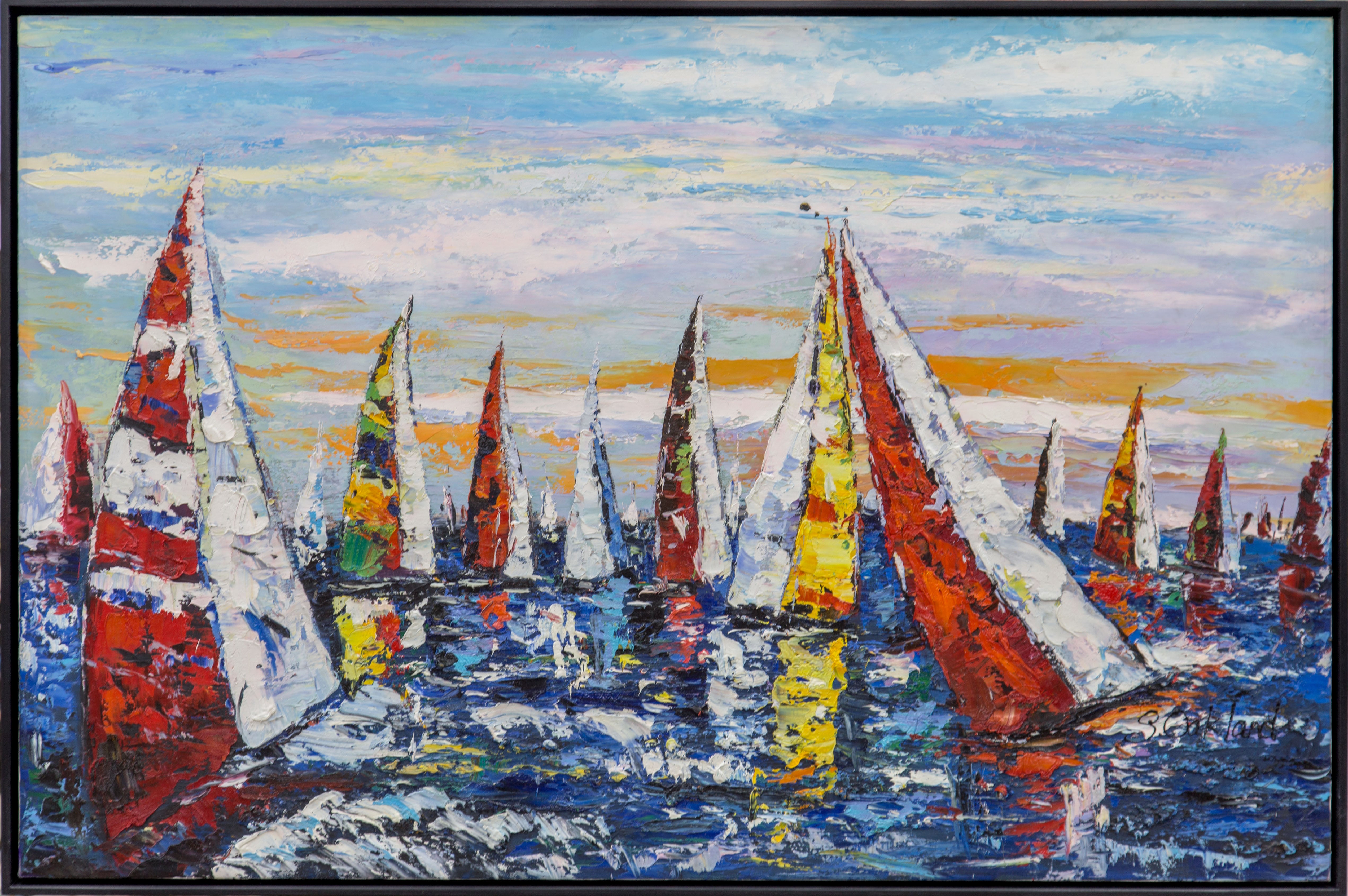 Sailboats Harbour Front